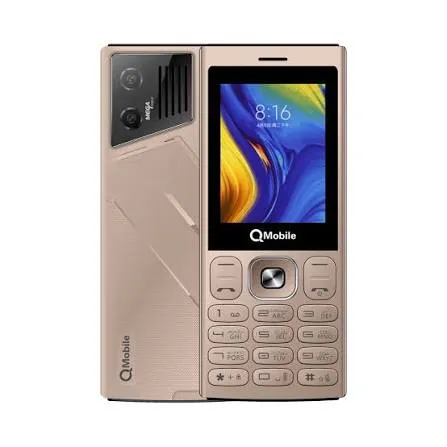 QMobile Power 700 - 100% Original - 2.8 Inch Display - 3 Sims Supported - 3000mAH battery - Wireless FM radio - 2000 contact save memory - PTA Approved - 1 Year brand warranty